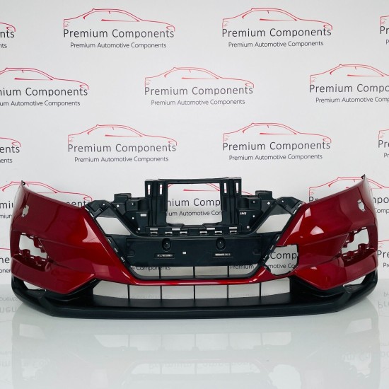 Nissan Qashqai J11 Front Bumper Skin Oem Red With Washer Jets 2017 - 2020 [ah103 Nissan Qashqai J11 Front Bumper Skin Oem Red With Washer Jets 2017 - 2020 [ah103