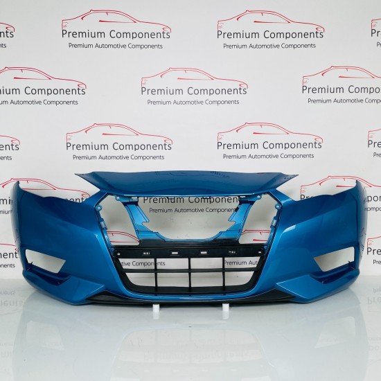 Nissan Micra Front Bumper Genuine Blue 2017 - 2022 [ao37]