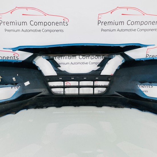 Nissan Micra Front Bumper Genuine Blue 2017 - 2022 [ao37]