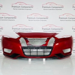 Nissan Micra Front Bumper Tekna K14 Genuine Red 620225fa0h / 2017 - 2022 [ar8]