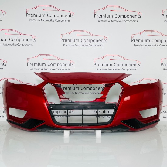 Nissan Micra Front Bumper Tekna K14 Genuine Red 620225fa0h / 2017 - 2022 [ar8]