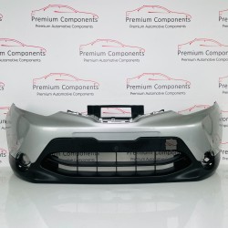 Nissan Qashqai Front Bumper Genuine J11 Mk2 Silver 620224ea0h 2014 - 2017 [au47]