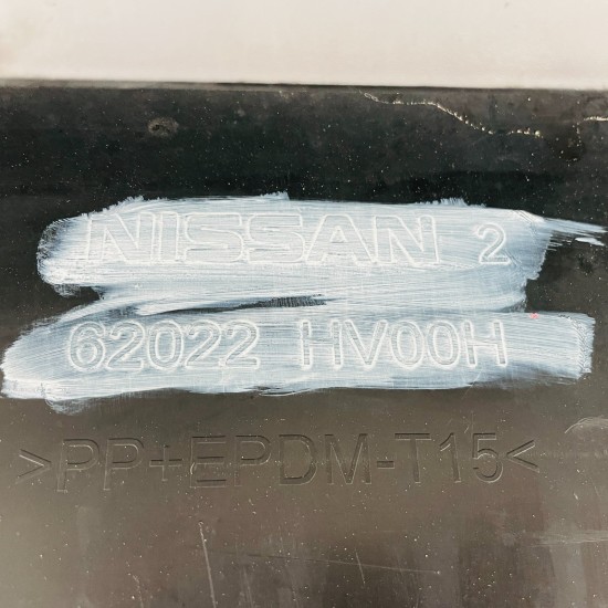 Nissan Qashqai J11 Front Bumper Genuine Black 62022hv00h | 2017 - 2020 [aw72]