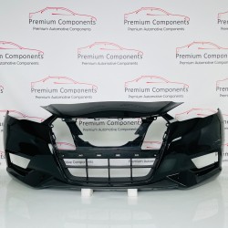 Nissan Micra Front Bumper Mk14 Black Genuine 620225fa0h | 2017-2022 [Bd66]