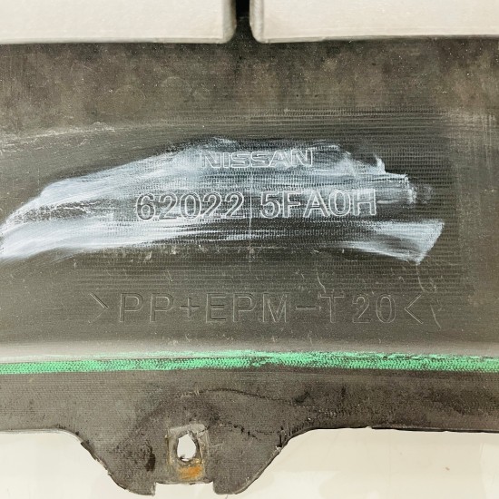 Nissan Micra Front Bumper Mk14 Black Genuine 620225fa0h | 2017-2022 [Bd66]