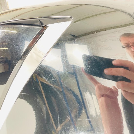 Peugeot 2008 Front Bumper Skin Genuine Black Gt Line Pure Tech 2019 – 2023 Aj131