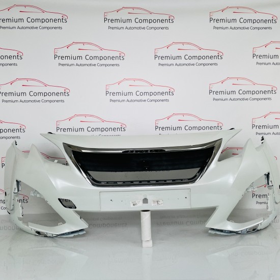Peugeot 3008 Front Bumper Gt Line Allure Genuine White 9815499077 / 2016 – 2020