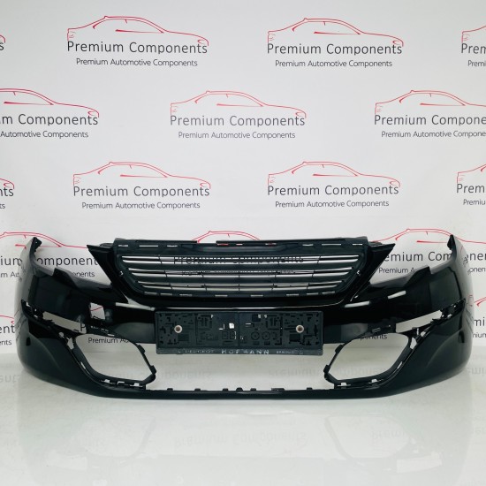 Peugeot 308 Front Bumper Pure Tech Genuine Black Aa35899370 | 2014-2017 [Bc118]