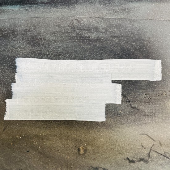 Porsche 911 991 Carrera S 4s Front Bumper Skin Genuine Grey 2011 - 2015 [g40]