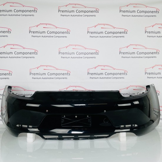 Porsche 911 Targa 4 Gts Rear Bumper Genuine Black 2012 - 2016 [ap11]