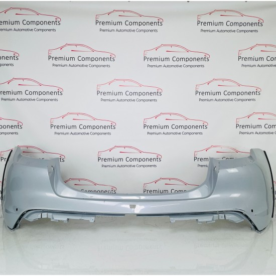 Porsche Taycan Rear Bumper Genuine Silver 9j1807421 | 2019-2024 [Bf165]
