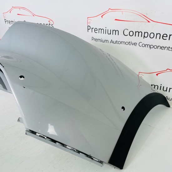 Porsche Taycan Rear Bumper Genuine Silver 9j1807421 | 2019-2024 [Bf165]