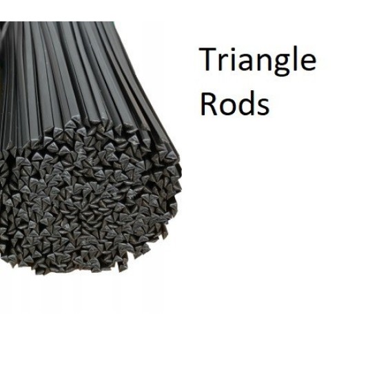 Plastic Welding Rods Pp/epdm 4mm Triangle Shape Black, Pack 10-100 Pieces Plastic Welding Rods Pp/epdm 4mm Triangle Shape Black, Pack 10-100 Pieces