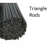 Plastic Welding Rods Pp/epdm 4mm Triangle Shape Black, Pack 10-100 Pieces Plastic Welding Rods Pp/epdm 4mm Triangle Shape Black, Pack 10-100 Pieces