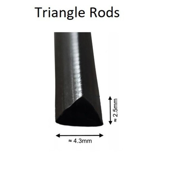 Plastic Welding Rods Pp/epdm 4mm Triangle Shape Black, Pack 10-100 Pieces Plastic Welding Rods Pp/epdm 4mm Triangle Shape Black, Pack 10-100 Pieces