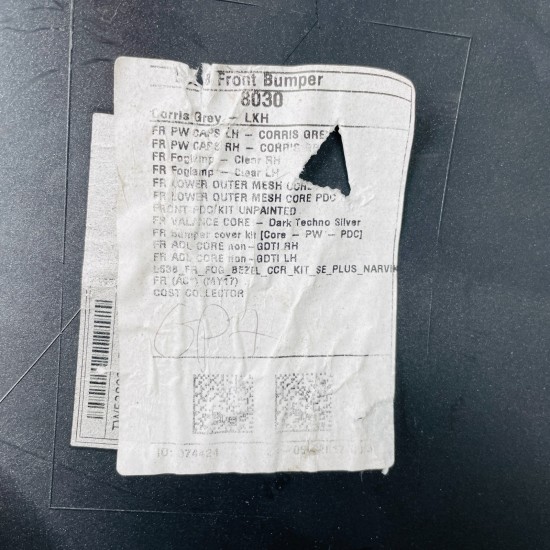 Range Rover Evoque Front Bumper Genuine Corris Grey With Grill 2015 - 2018 [ap20