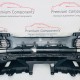 Range Rover Vogue Front Bumper L405 Genuine White Ck5217f003aa | 2012-2018 [u87]