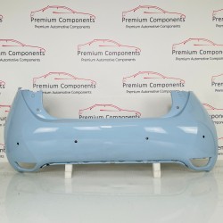 Renault Zoe Rear Bumper Hatchback Genuine Blue 850101003r | 2013-2024 [aw30]