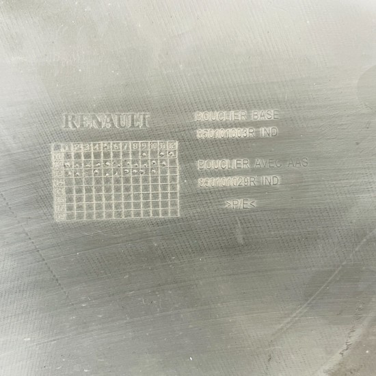 Renault Zoe Rear Bumper Hatchback Genuine Blue 850101003r | 2013-2024 [aw30]