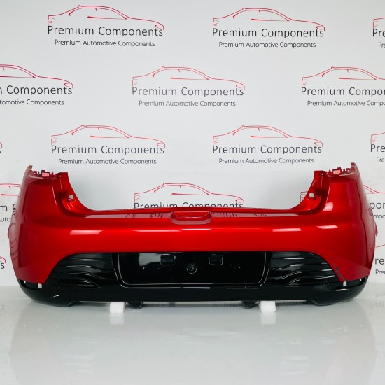 Renault Clio Rear Bumper Iv Mk4 Genuine Red 850222925r | 2012-2016 [aw24]