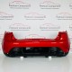 Renault Clio Rear Bumper Iv Mk4 Genuine Red 850222925r | 2012-2016 [aw24]