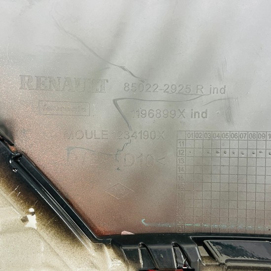 Renault Clio Rear Bumper Iv Mk4 Genuine Red 850222925r | 2012-2016 [aw24]