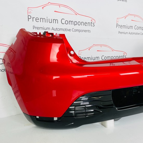 Renault Clio Rear Bumper Iv Mk4 Genuine Red 850222925r | 2012-2016 [aw24]