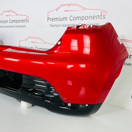 Renault Clio Rear Bumper Iv Mk4 Genuine Red 850222925r | 2012-2016 [aw24]