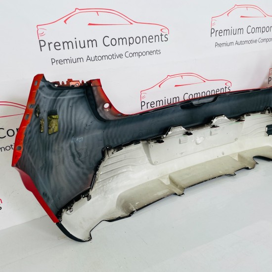 Renault Clio Rear Bumper Iv Mk4 Genuine Red 850222925r | 2012-2016 [aw24]