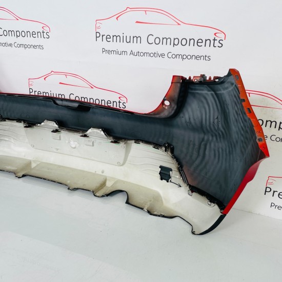 Renault Clio Rear Bumper Iv Mk4 Genuine Red 850222925r | 2012-2016 [aw24]