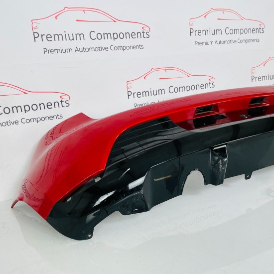 Renault Clio Rear Bumper Iv Mk4 Genuine Red 850222925r | 2012-2016 [aw24]