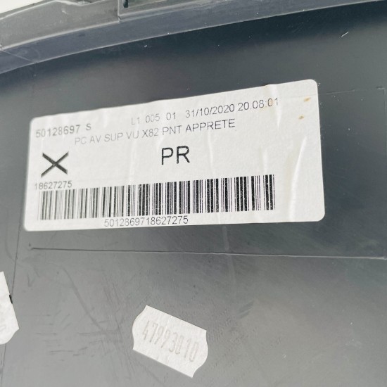 Renault Trafic Front Bumper Upper Trim Section Genuine Grey 2014 - 2020 [ap131]