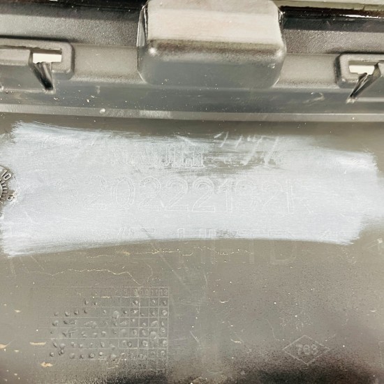 Renault Captur Front Bumper Mk2 Genuine Black 620222192r | 2019-2022 [Be24]