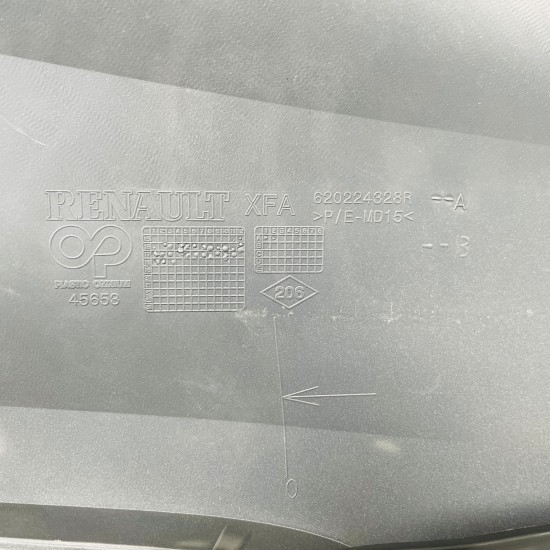 Renault Scenic Front Bumper Mk4 Genuine Silver 620224328r | 2016-2022 [Bc128]