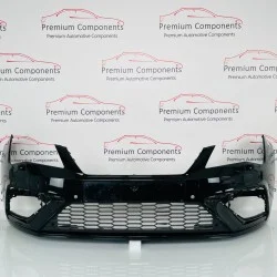 Seat Leon Fr Front Bumper Skin Genuine Black With Grille 2017 - 2021 [aj17]