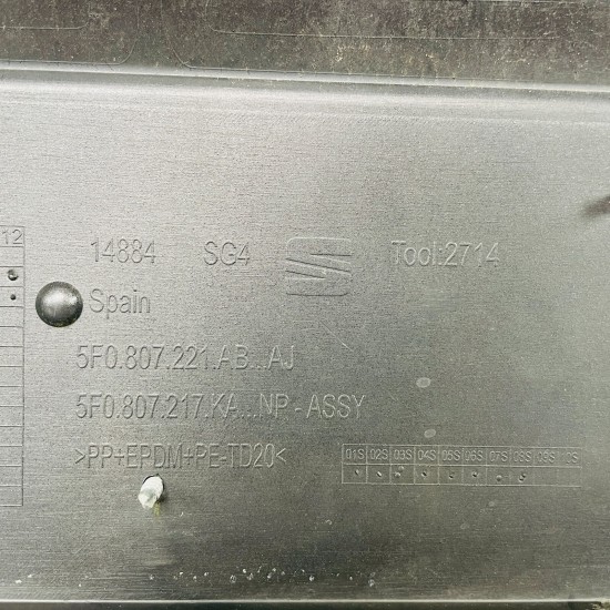 Seat Leon Fr Front Bumper Genuine Maroon Mk3 Face Lift 2017 - 2021 [ak89]