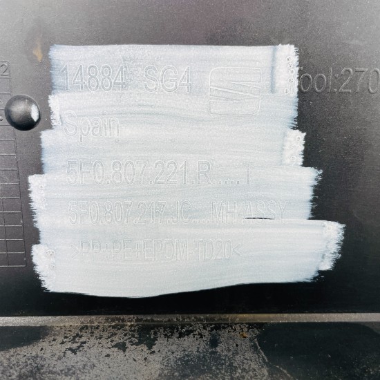 Front Bumper Seat Leon Se Hatchback Genuine Blue 2017 - 2021 [ao83]