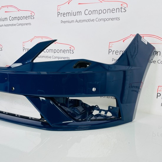 Front Bumper Seat Leon Se Hatchback Genuine Blue 2017 - 2021 [ao83]
