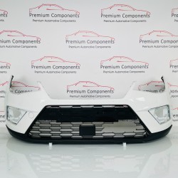 Seat Arona Front Bumper Genuine White With Trim 2017 - 2022 [ao40]