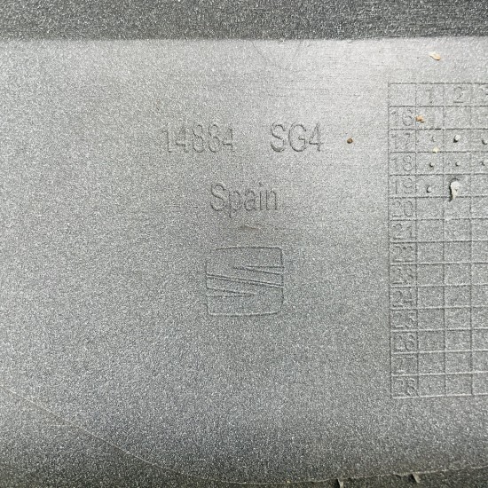 Seat Arona Front Bumper Genuine White With Trim 2017 - 2022 [ao40]