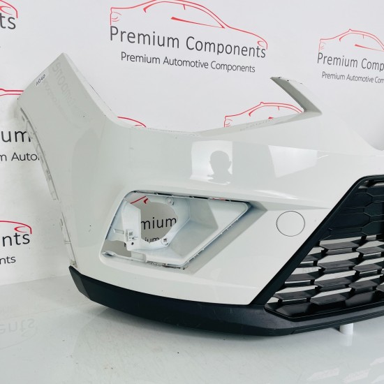 Seat Arona Front Bumper Genuine White With Trim 2017 - 2022 [ao40]