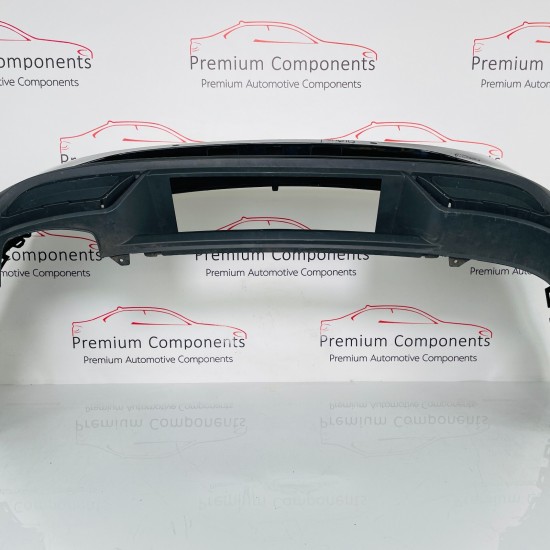 Seat Leon Rear Bumper Skin Genuine Black With Diffuser 2020 – 2024 [ak5]