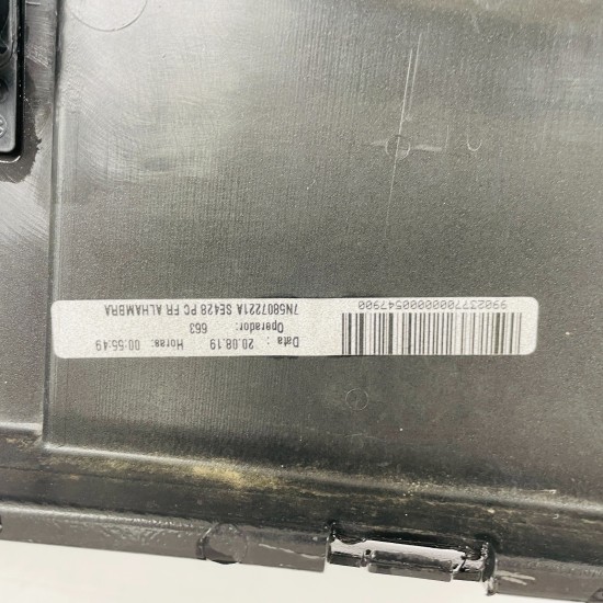 Seat Alhambra Front Bumper Cr Ecomotive  Genuine Grey 2011 - 2020 [ap13]