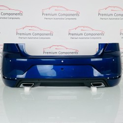 Seat Ibiza Rear Bumper Mk5 Genuine Blue With Diffuser 2017 - 2024 [ap81]