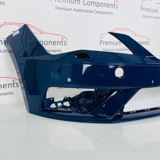 Front Bumper Seat Leon Se Hatchback Genuine Blue 2017 - 2021 [ao83]