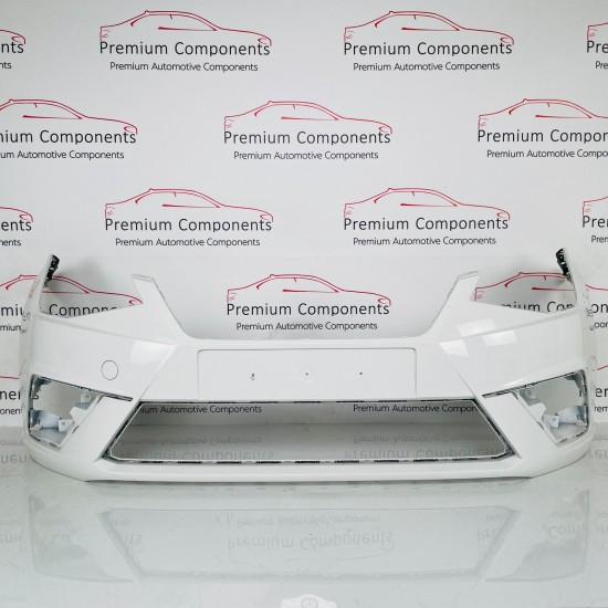 Seat Ibiza Front Bumper Mk5 Fr Genuine White 6f0807221d / 2017 - 2022 [ar30]