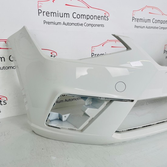Seat Ibiza Front Bumper Mk5 Fr Genuine White 6f0807221d / 2017 - 2022 [ar30]
