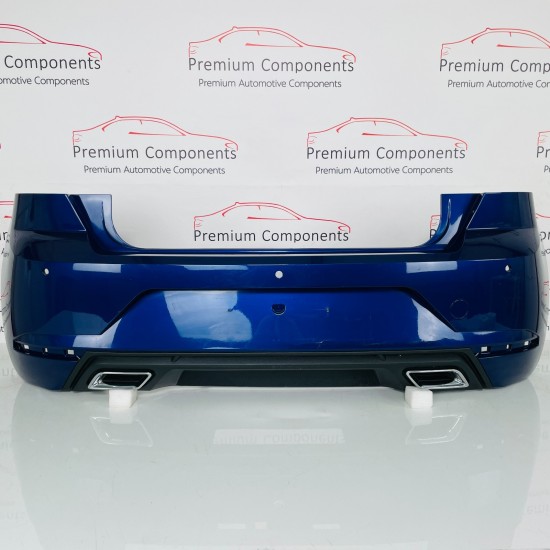 Seat Ibiza Rear Bumper Mk5 Genuine Blue With Diffuser 2017 - 2024 [ap81]