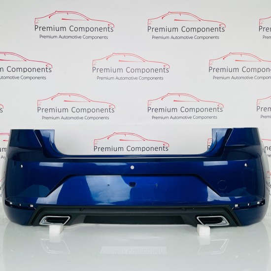 Seat Ibiza Rear Bumper Mk5 Genuine Blue With Diffuser 2017 - 2024 [ap81]