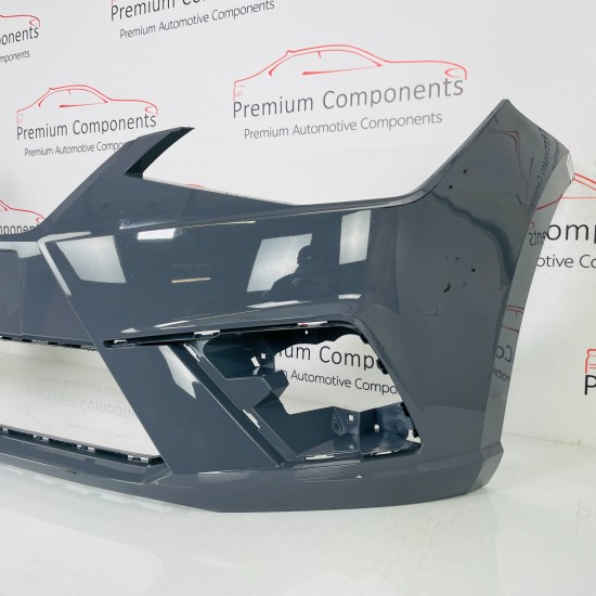 Seat Ibiza Front Bumper Mk5 Fr Genuine Grey 6f0807221d | 2017 - 2022 [as26]